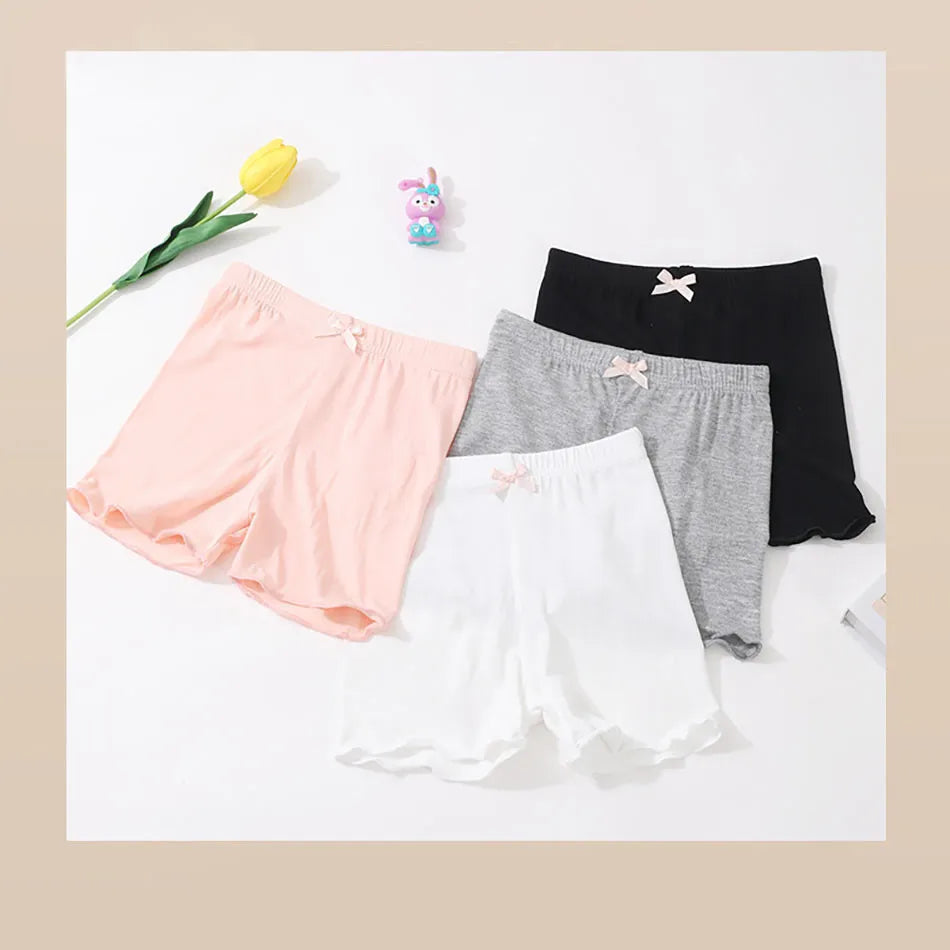 Pantalones cortos de modal para niñas (100 cm-170 cm)