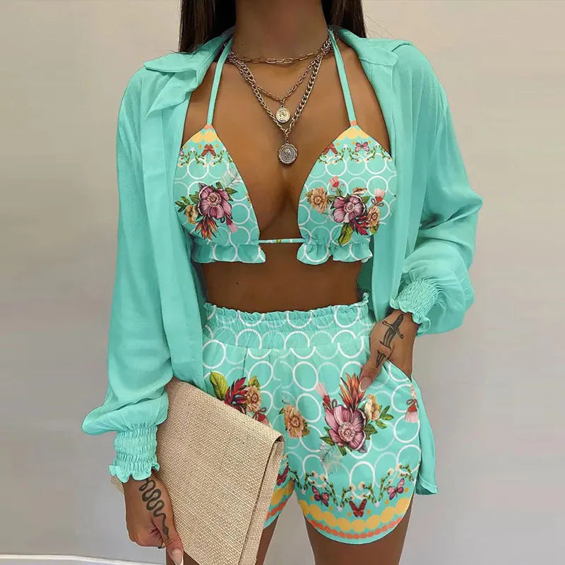 Conjunto Red Bloom