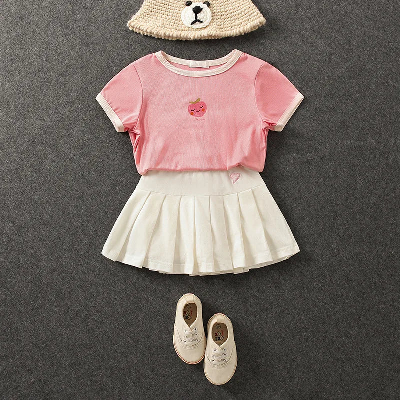 Saia Coraçãozinho Infantil (3T-9T)