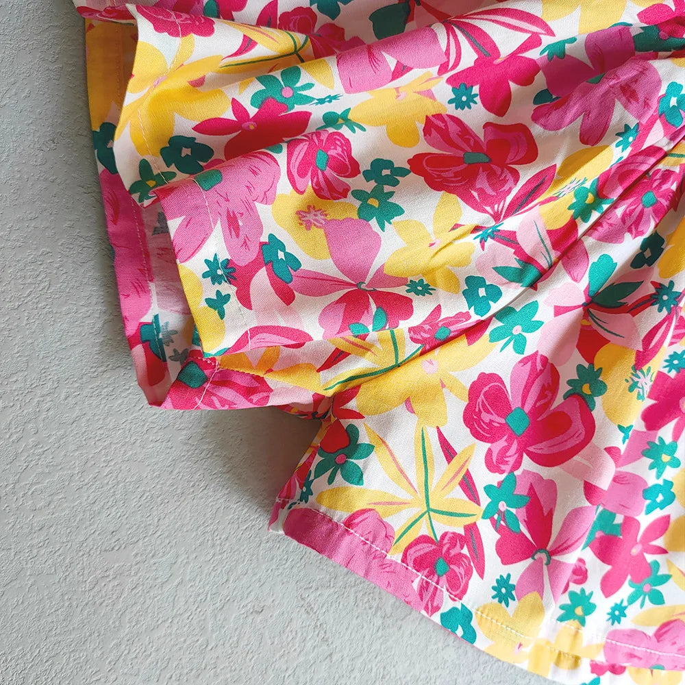 Pantalones cortos Florets para niños (3T-12T)