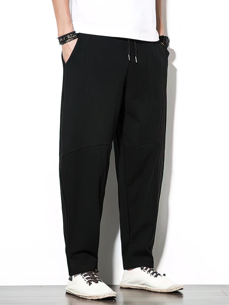 Pantalones de calle de algodón