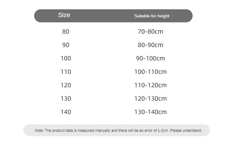 Pantalones de caramelo para niños (100 cm-140 cm)