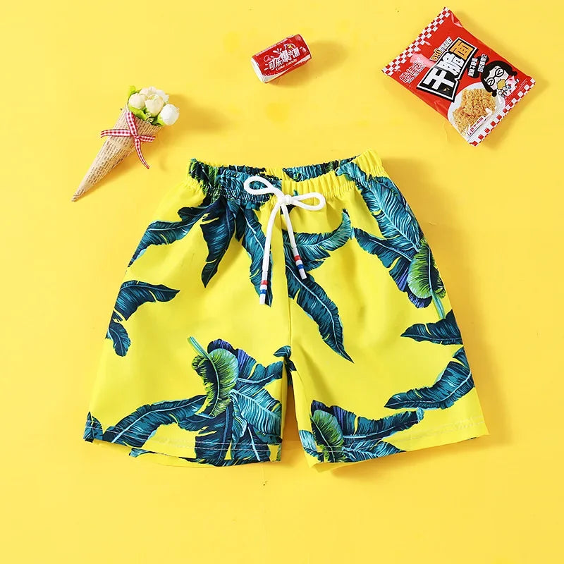 Pantalones cortos de playa divertidos de verano para niños (4-12 años)