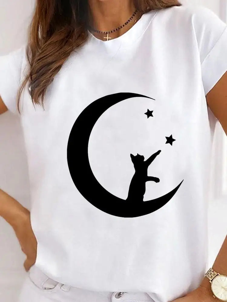 Camiseta para amantes de los gatos