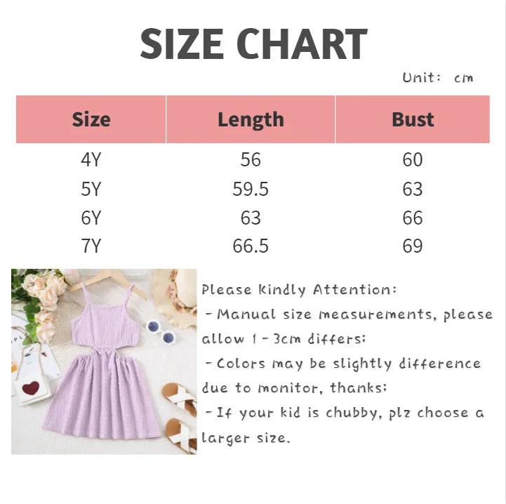 Vestido Summer Princess Infantil (4Y-7Y)