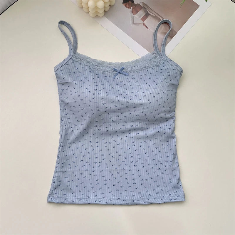 Top floral básico