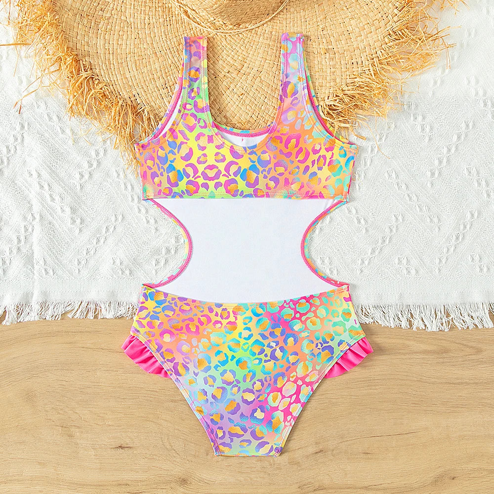 Rainbow Splash Kids Swimsuit (5Y-14Y)