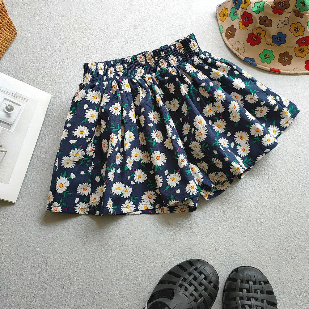 Pantalones cortos Florets para niños (3T-12T)