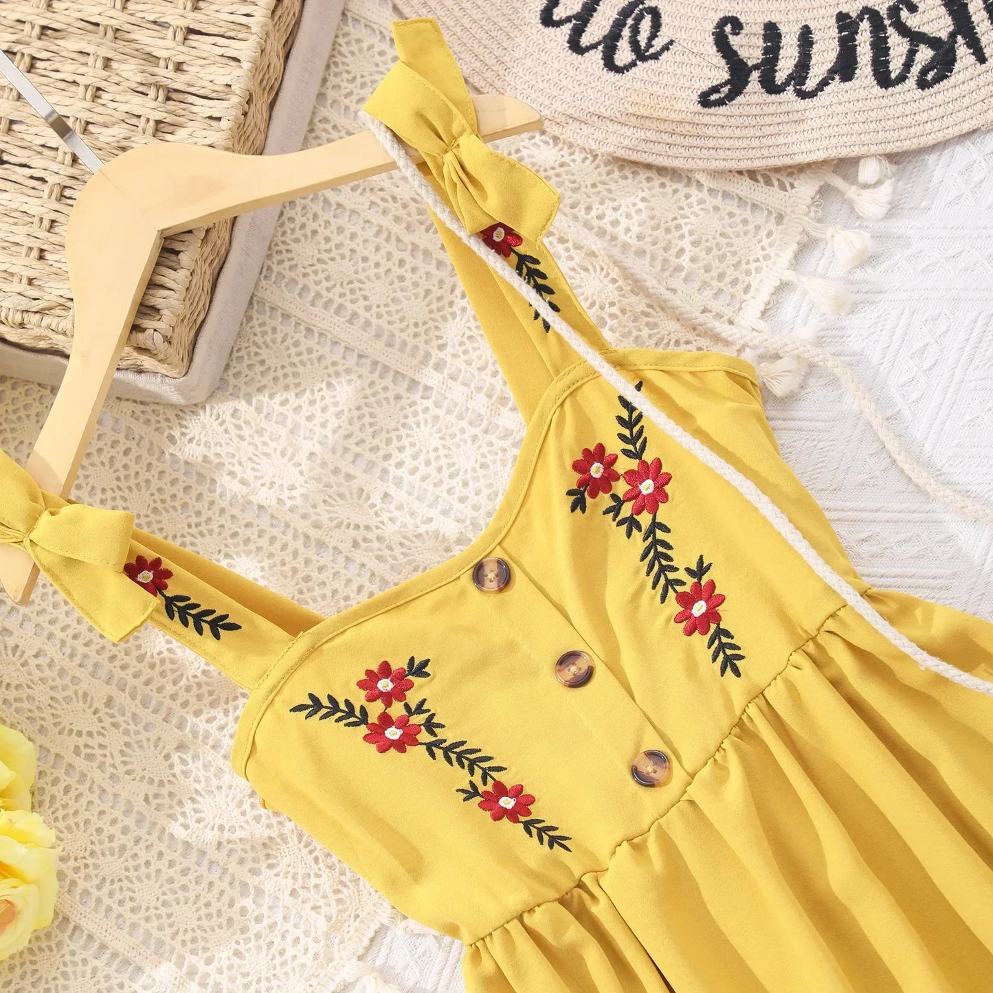 Vestido Vintage Sun Infantil (8Y-12Y)