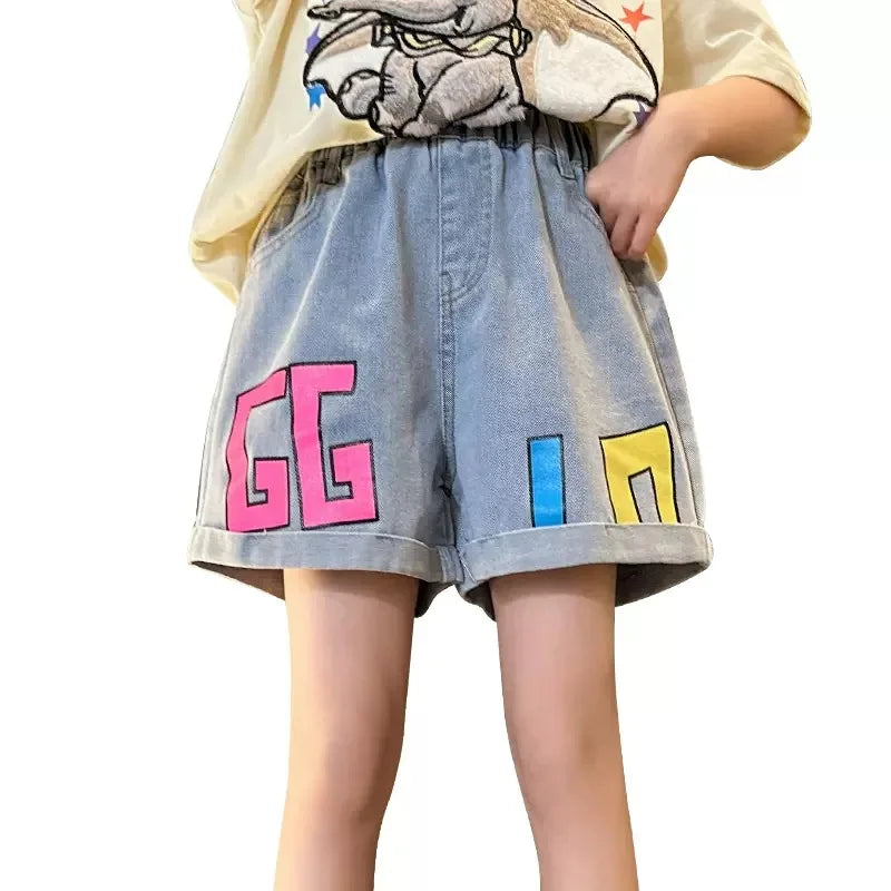 Pantalones cortos vaqueros GG Pop (3 a 14 años)