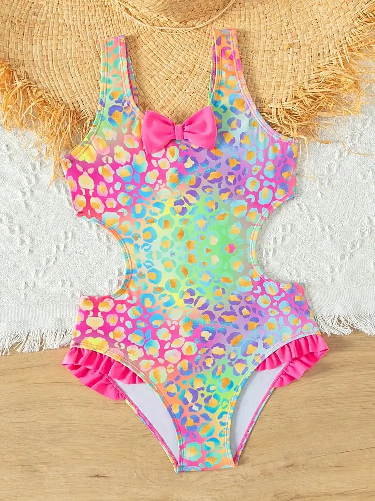 Rainbow Splash Kids Swimsuit (5Y-14Y)