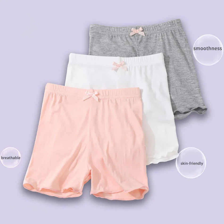 Pantalones cortos de modal para niñas (100 cm-170 cm)