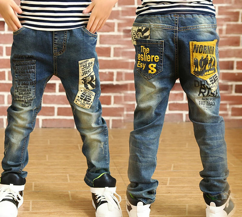 Vaqueros estilo mini para niños (4T-11T)