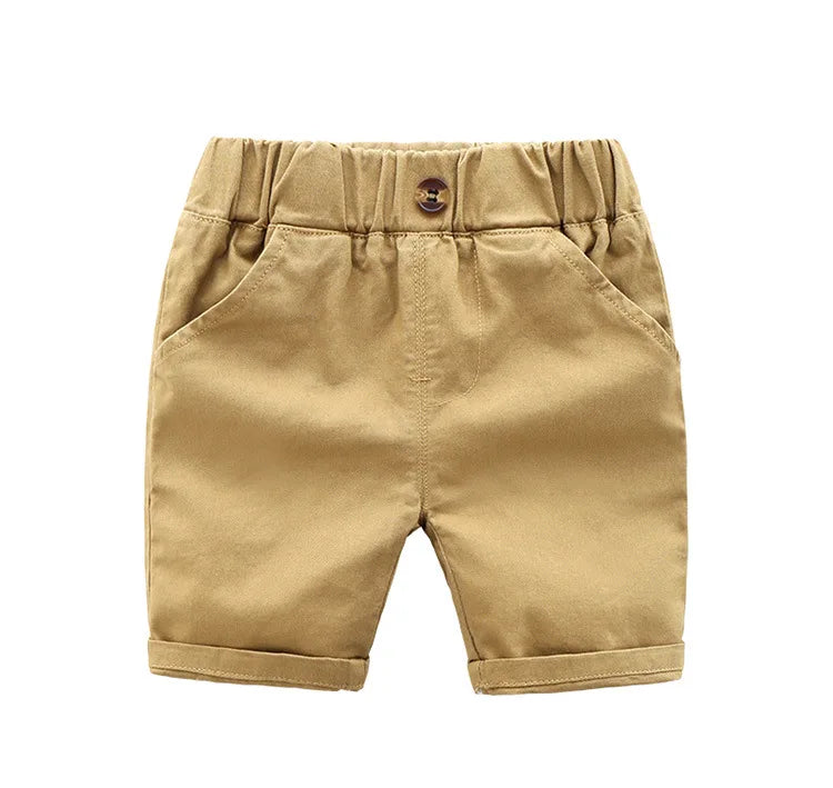Mini pantalones cortos suaves para niños (3T-6T)