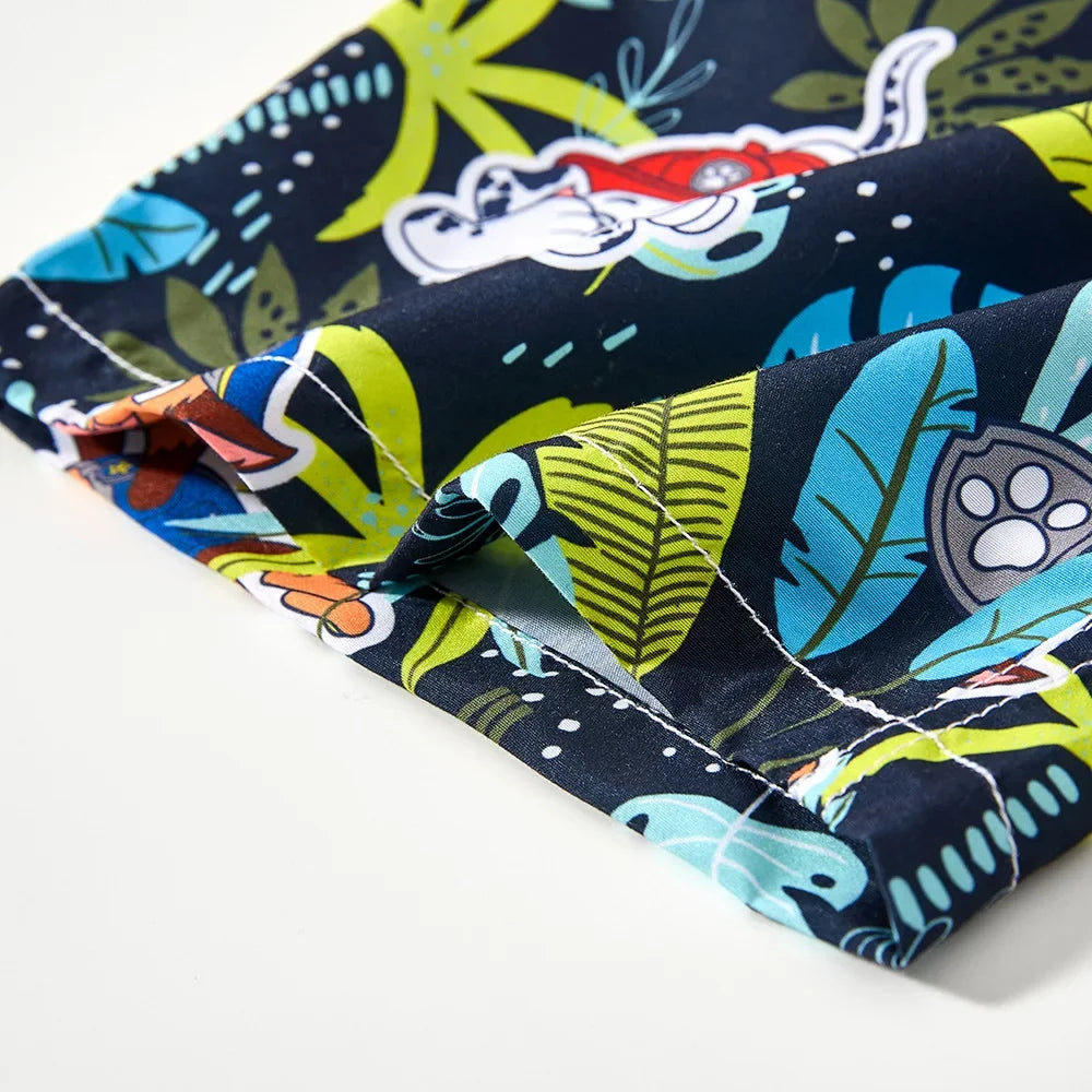 Pantalones cortos de playa de dibujos animados para niños (9-14 años)