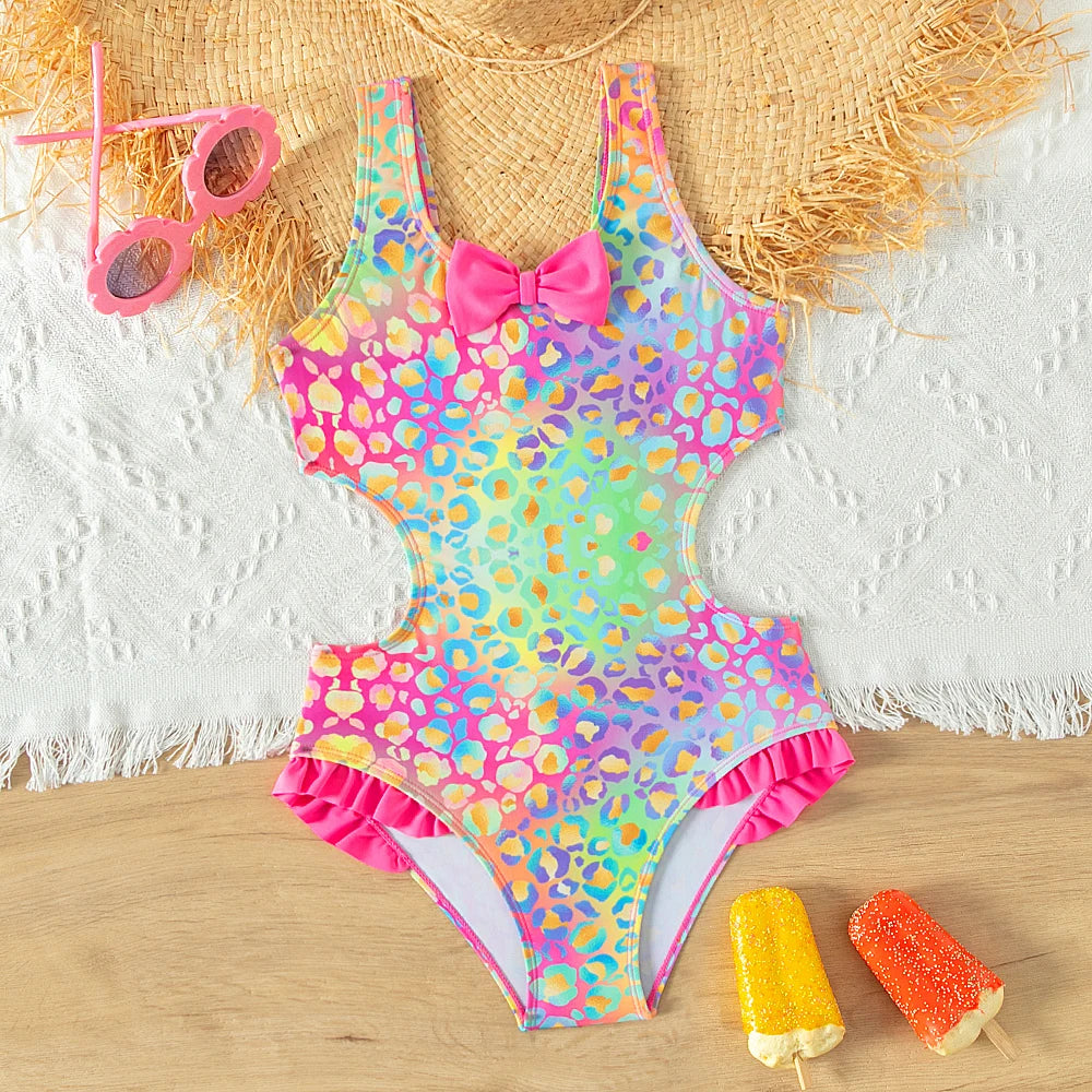 Rainbow Splash Kids Swimsuit (5Y-14Y)