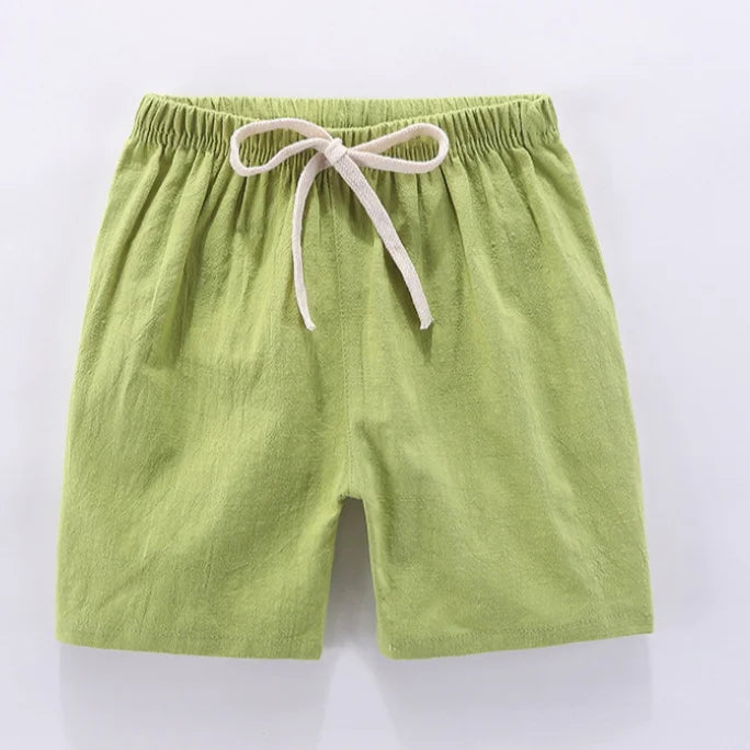 Pantalones cortos ligeros de verano para niños (3T-10T)