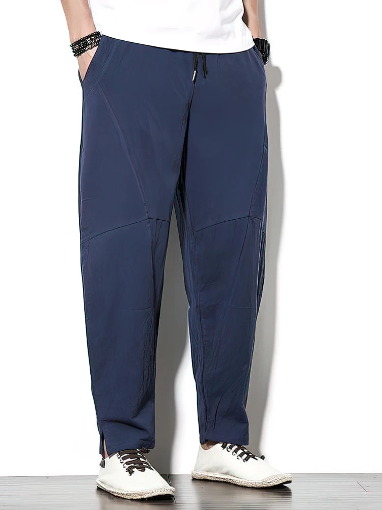 Pantalones de calle de algodón