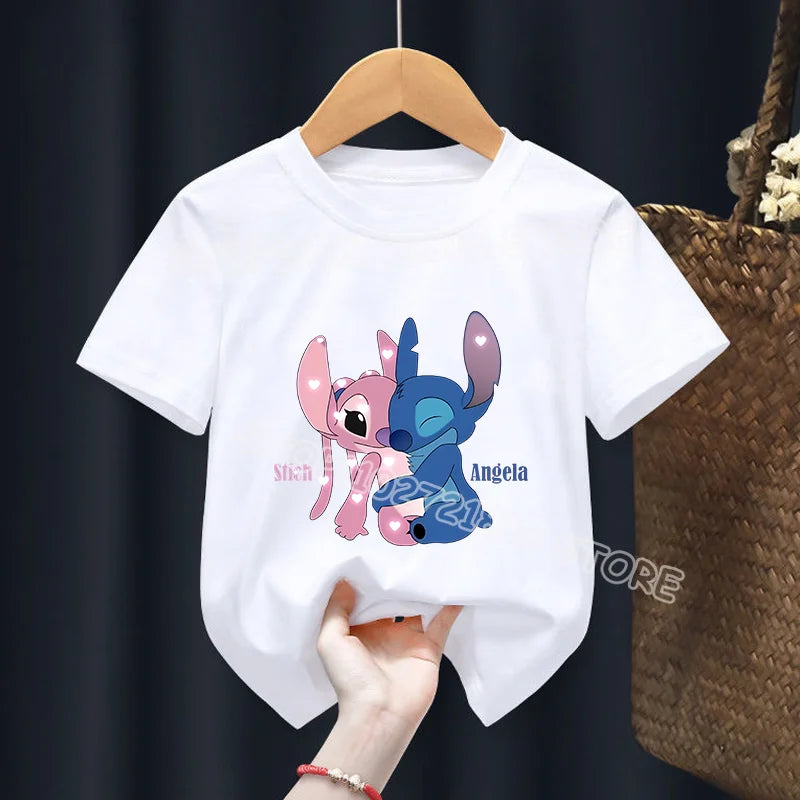 Camiseta infantil Stitch&Angel (100 cm-160 cm)