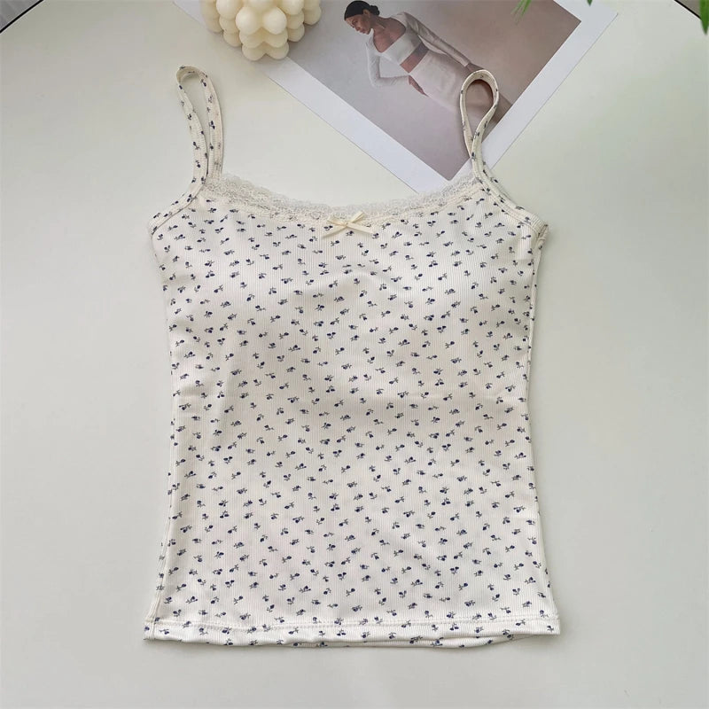Top floral básico