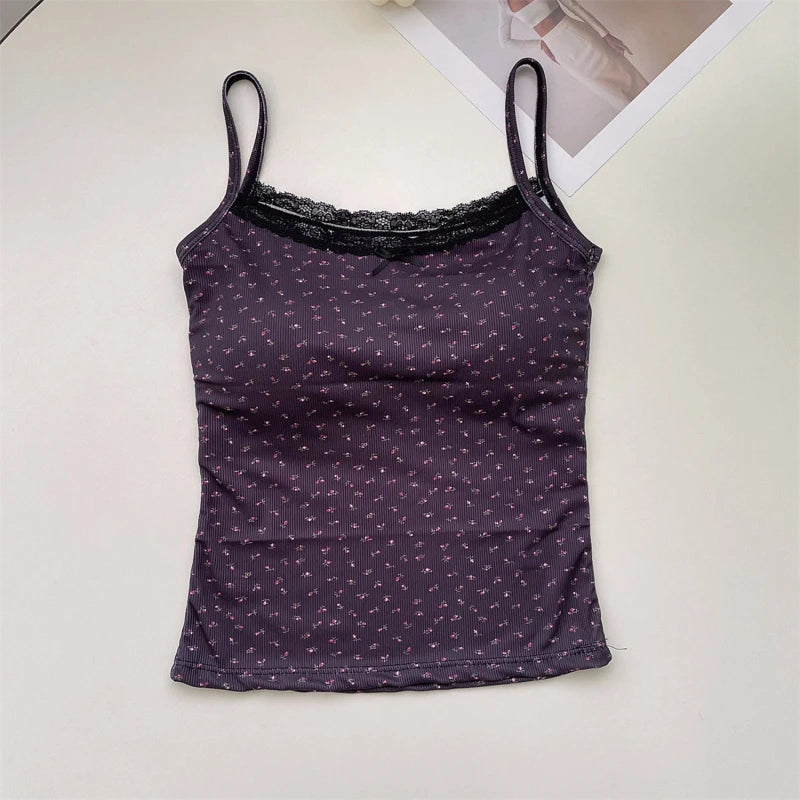 Top floral básico