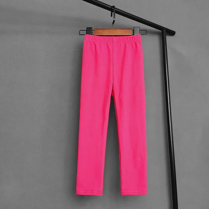 Leggings infantiles con estampado de colores (4T-11T)