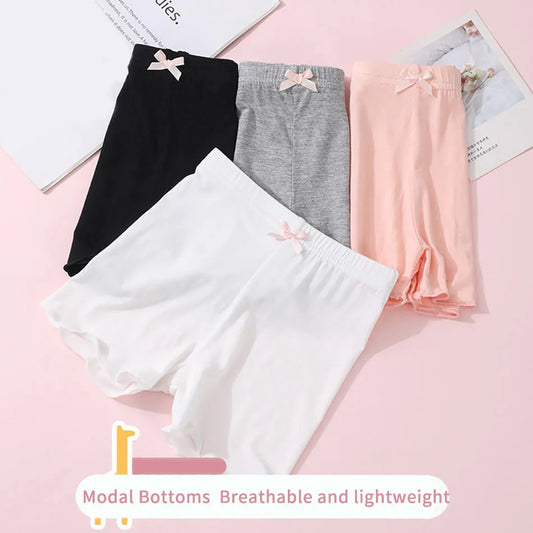 Pantalones cortos de modal para niñas (100 cm-170 cm)