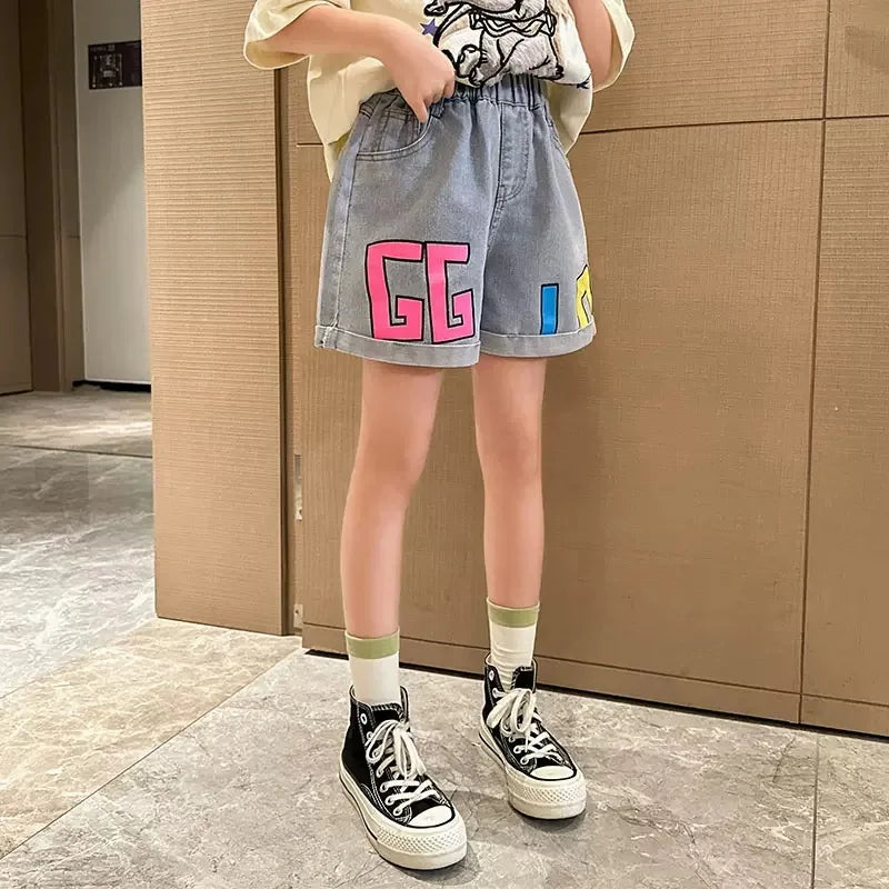 Pantalones cortos vaqueros GG Pop (3 a 14 años)
