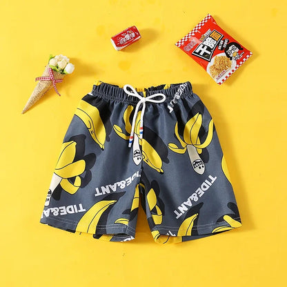 Pantalones cortos de playa divertidos de verano para niños (4-12 años)