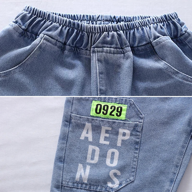 Pantalones cortos de estilo urbano para niños (4T-12T)