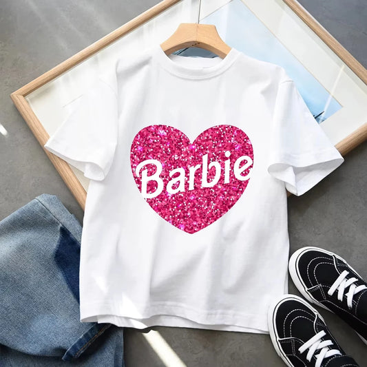 Camiseta infantil de Barbie (100 cm-160 cm)