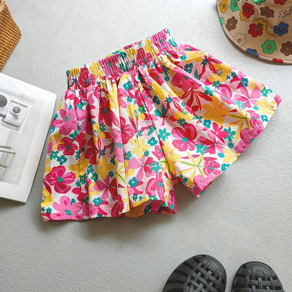 Pantalones cortos Florets para niños (3T-12T)