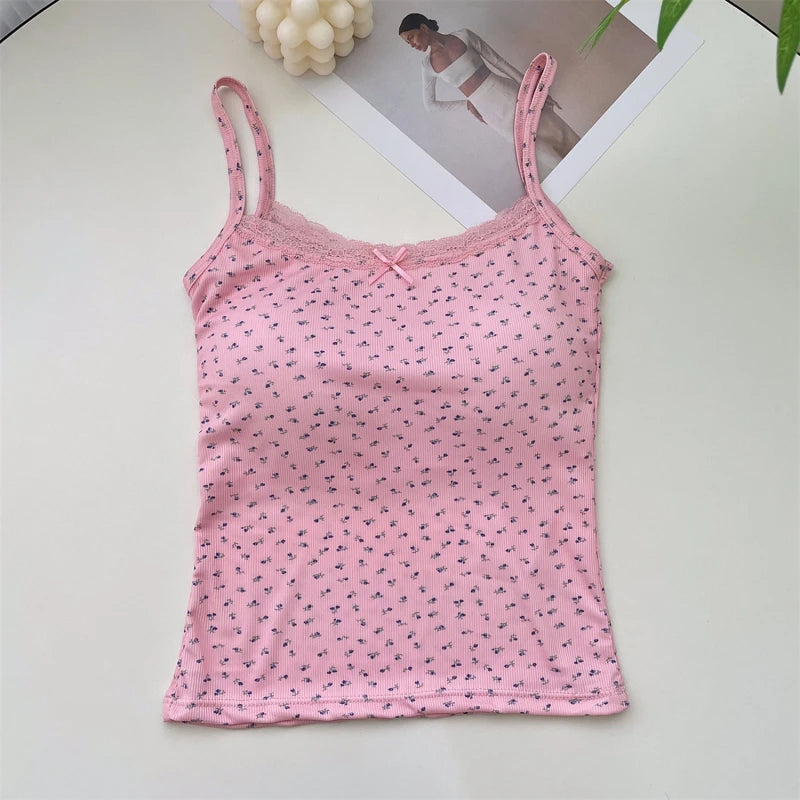 Top floral básico