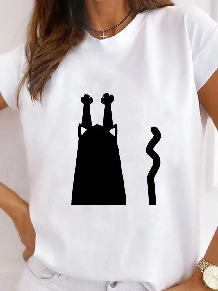 Camiseta para amantes de los gatos