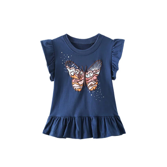 Camiseta infantil Summer Wings (tallas 3-7)