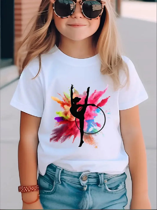 Camiseta infantil de Gimnasta Mágica (100 cm-150 cm)