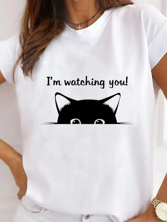 Camiseta para amantes de los gatos