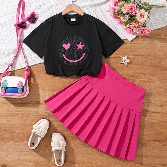 Conjunto Black Smiley Infantil (8Y-12Y)
