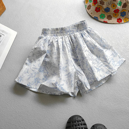 Pantalones cortos Florets para niños (3T-12T)