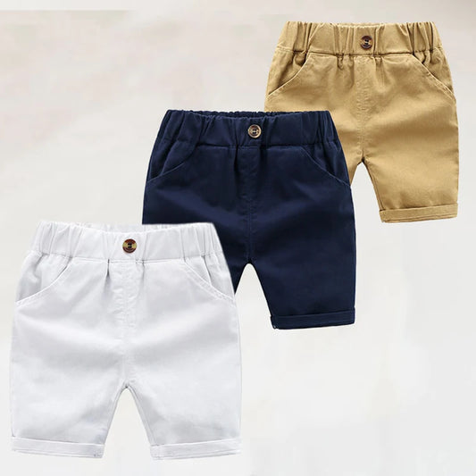Mini pantalones cortos suaves para niños (3T-6T)