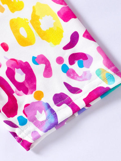 Pantalones cortos de verano arcoíris para niños (4-7 años)