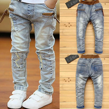 Vaqueros estilo mini para niños (4T-11T)
