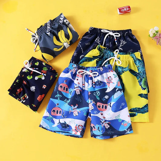 Calções Praia Infantil Verão Divertido (4Y-12Y)
