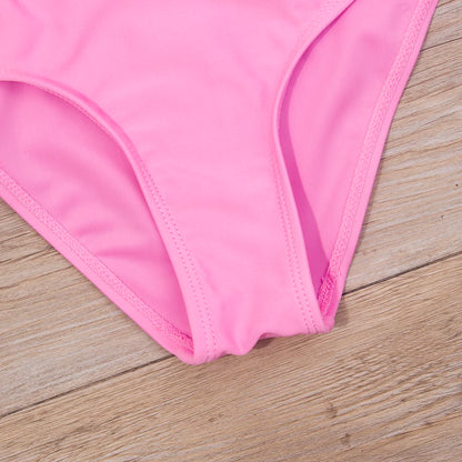Traje de baño monokini glamuroso para niños (7-14 años)