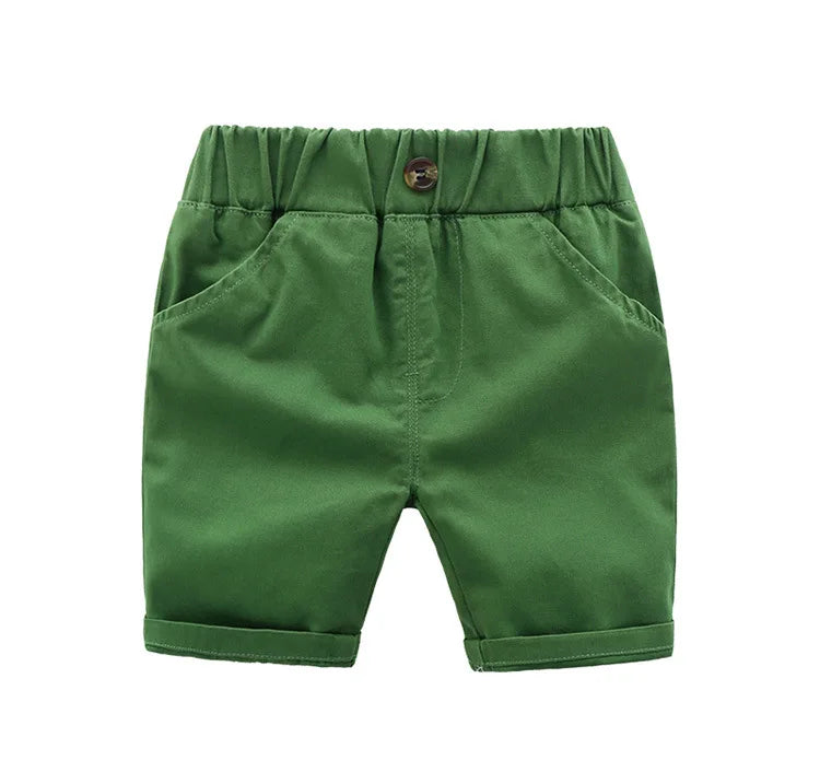 Mini pantalones cortos suaves para niños (3T-6T)