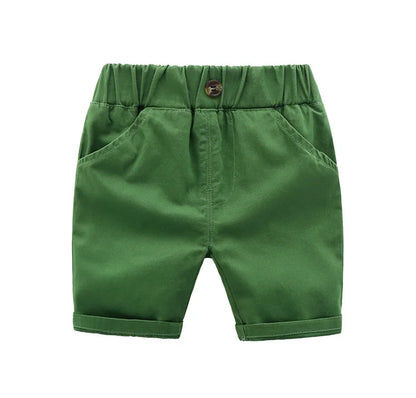 Mini pantalones cortos suaves para niños (3T-6T)