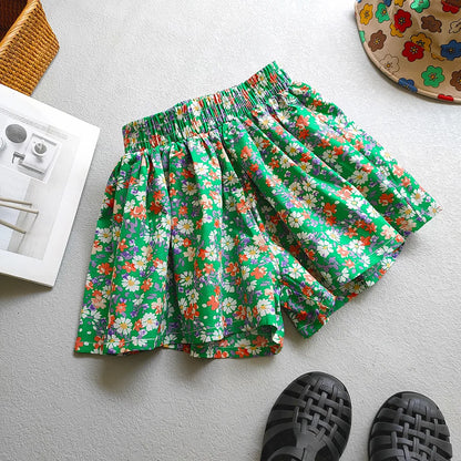 Pantalones cortos Florets para niños (3T-12T)