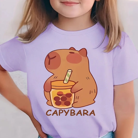 Camiseta infantil de carpincho (100 cm-160 cm)