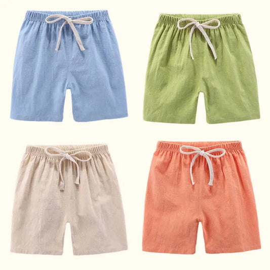 Pantalones cortos ligeros de verano para niños (3T-10T)
