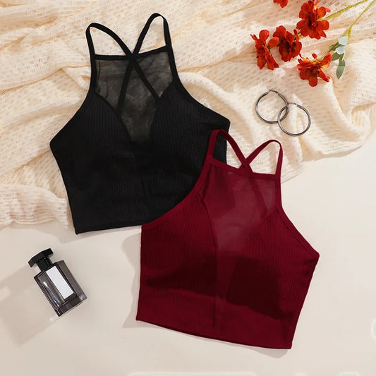 Top de malla Desire
